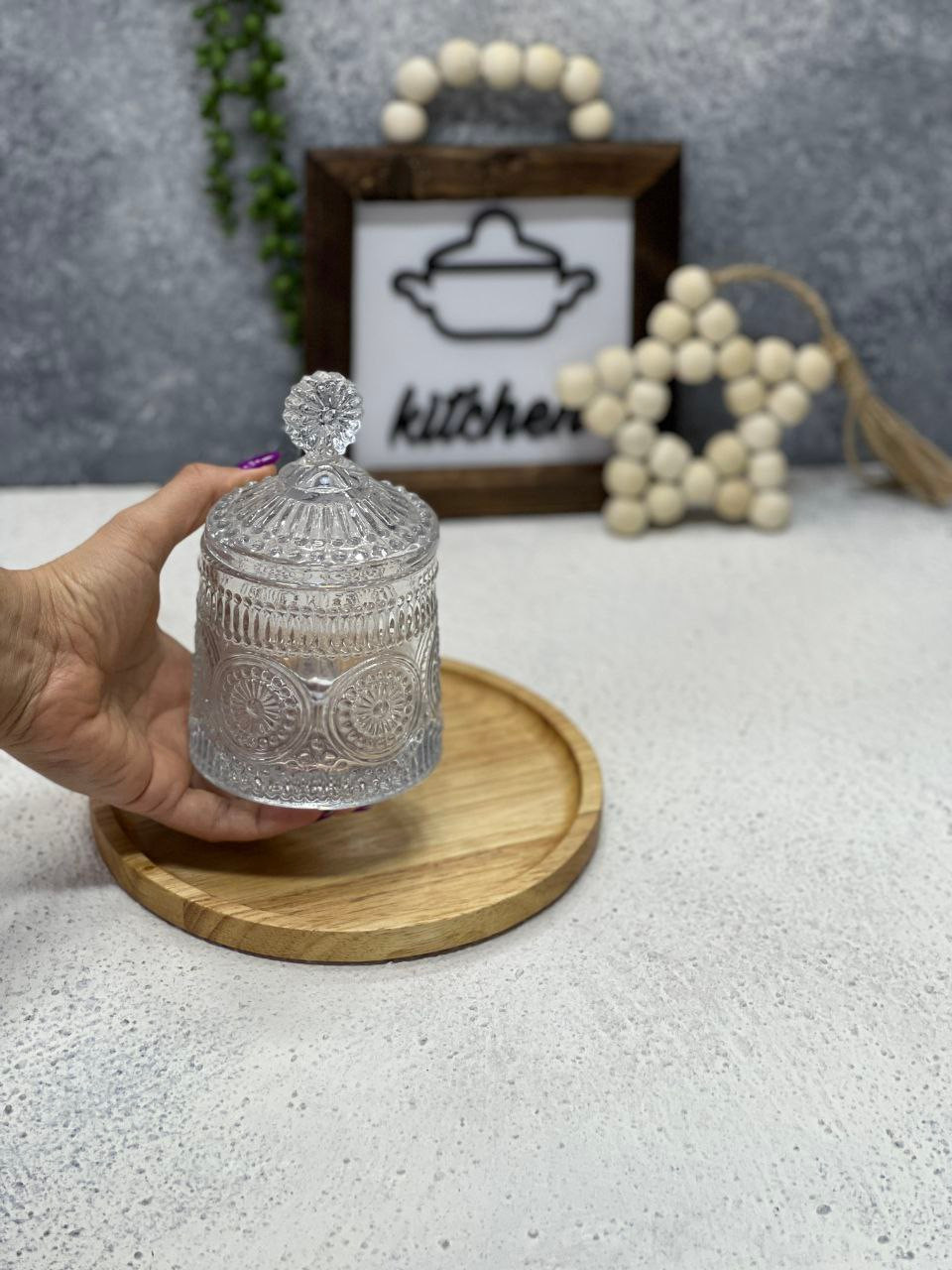 خرید انلاین قندان شیشه ای