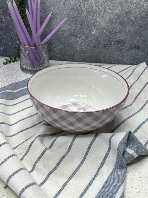 خرید انلاین کاسه سالاد چینی رنگ یاسی برند زاراهوم