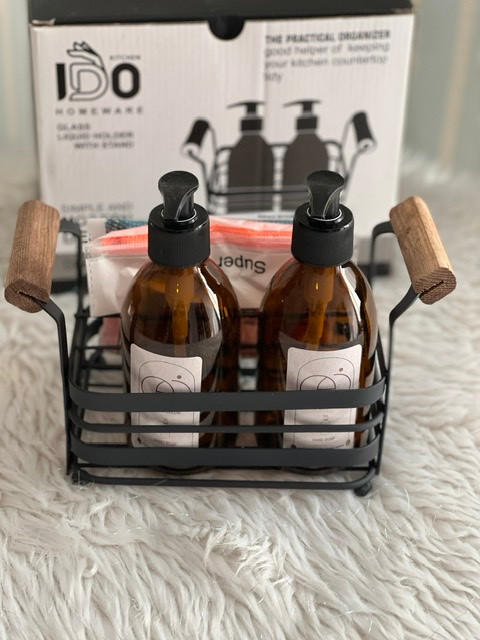 خرید انلاین جامایع دوقلو با استند مشکی و دو عدد اسکاج