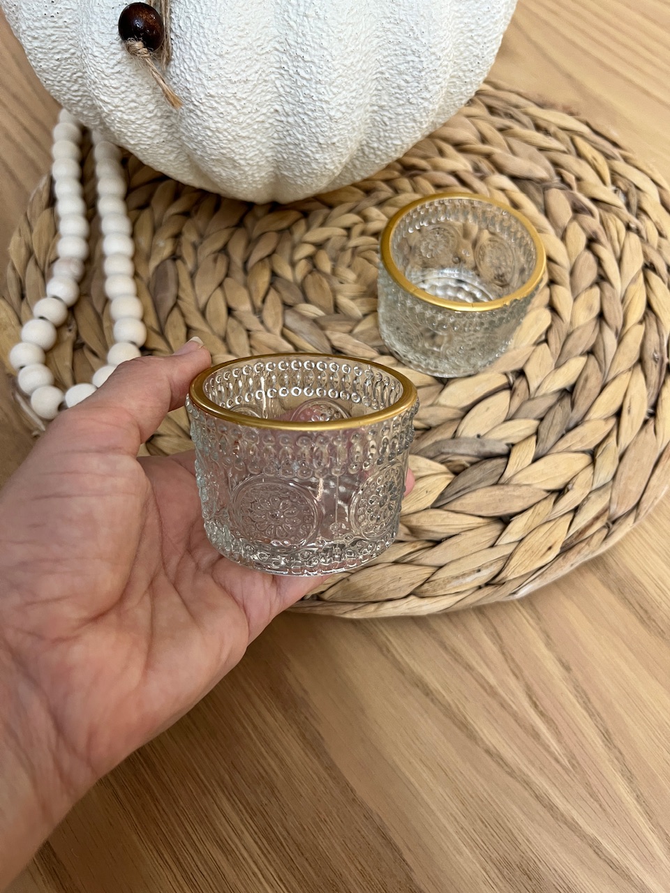 مزه خوری جفتی لب طلا طرح زارا